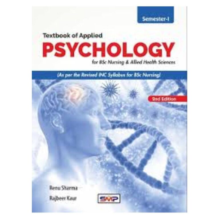 Textbook of Applied Psychology for BSc Nursing and Allied Health Sciences